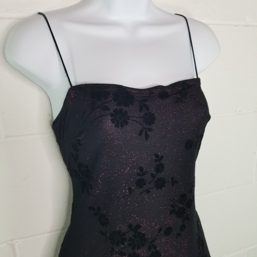 Vtg 90s y2k Rampage Whimsigoth Witchy Gothic Formal maxi dress - Picture 3 of 10